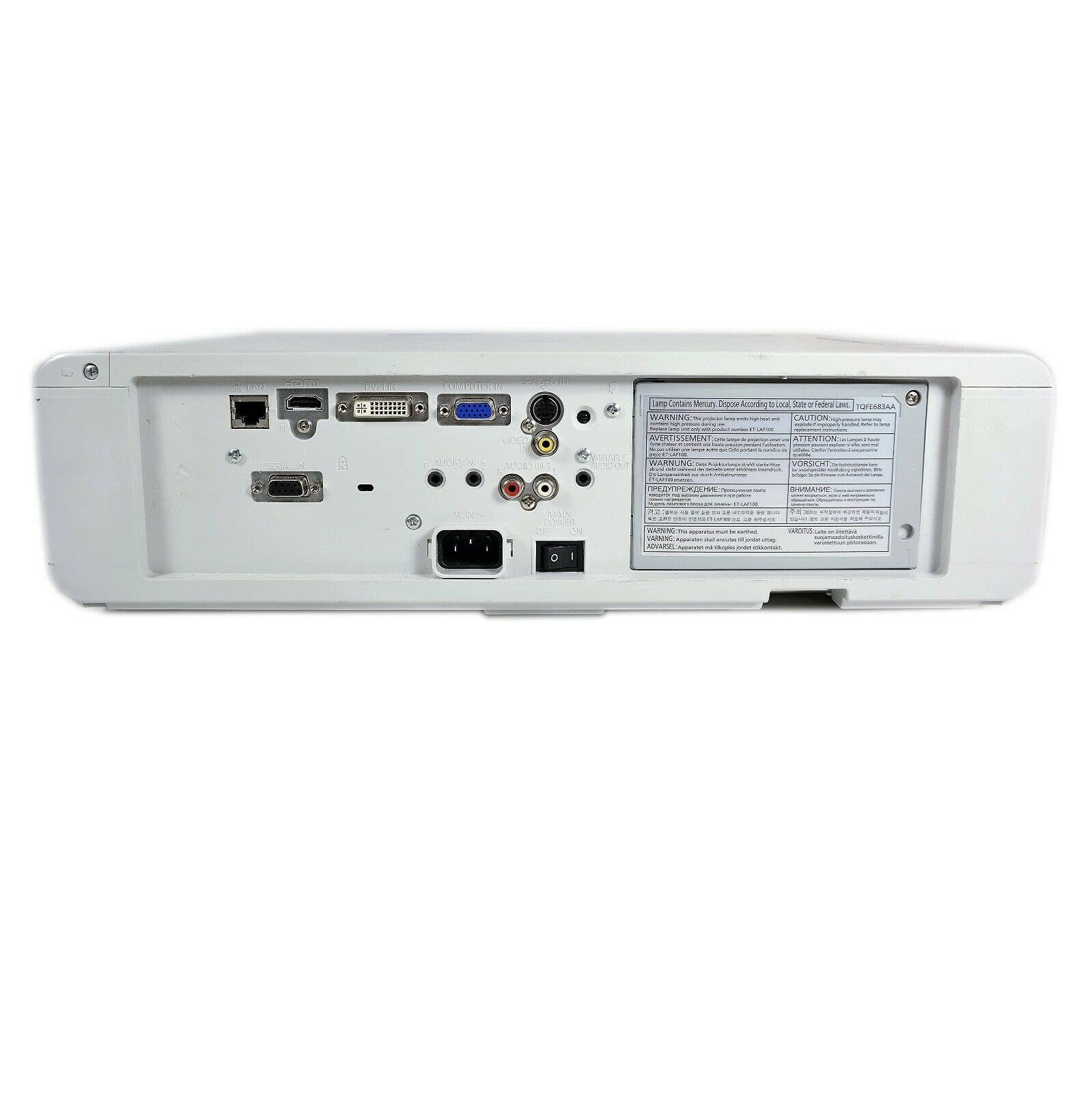 Amazon.com: Panasonic Proyector 4000 lúmenes de brillo 1024 x 768